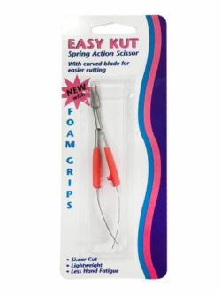 Easy Kut Spring Action Scissor With Foam Grip