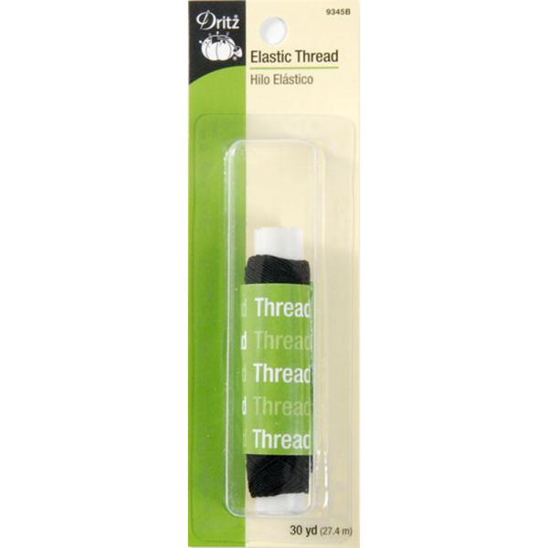 Dritz Elastic Thread - Black