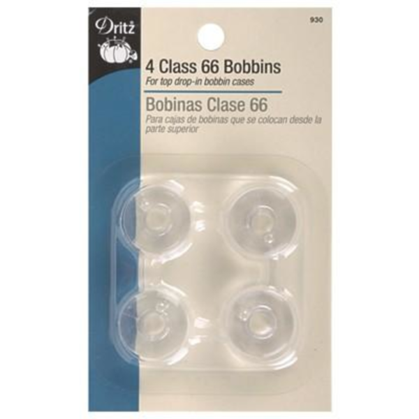 Dritz Class 66 Bobbins 4ct