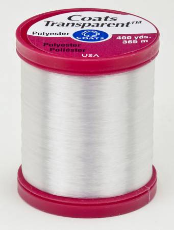 Coats & Clark Transparent Polyester Thread - Clear or Smoke