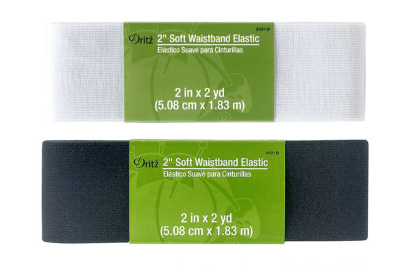 2" Soft Waistband Elastic - 2 yards