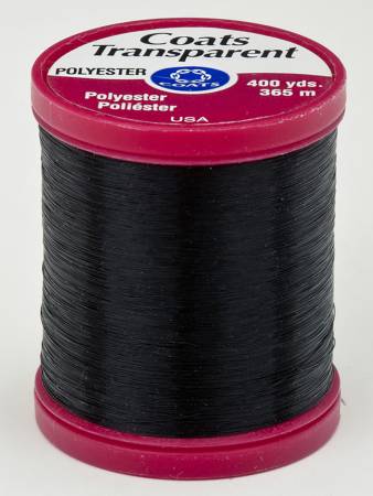 Coats Transparent Polyester Thread 400yd (Clear)