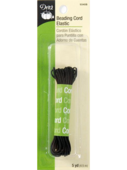 Dritz Beading Cord Elastic - Black