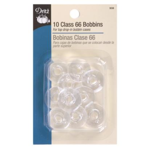 Dritz Class 66 Bobbins 10ct