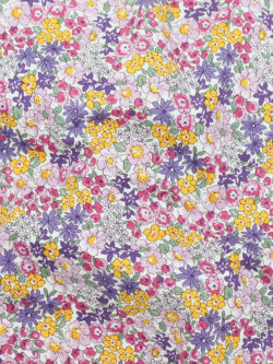 Cotton Poplin - Sweet Floral - Purple