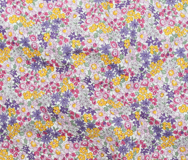 Cotton Poplin - Sweet Floral - Purple