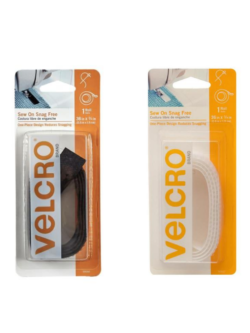 Velcro Sew-on Fastener - Snag-Free - 3/4" x 36"