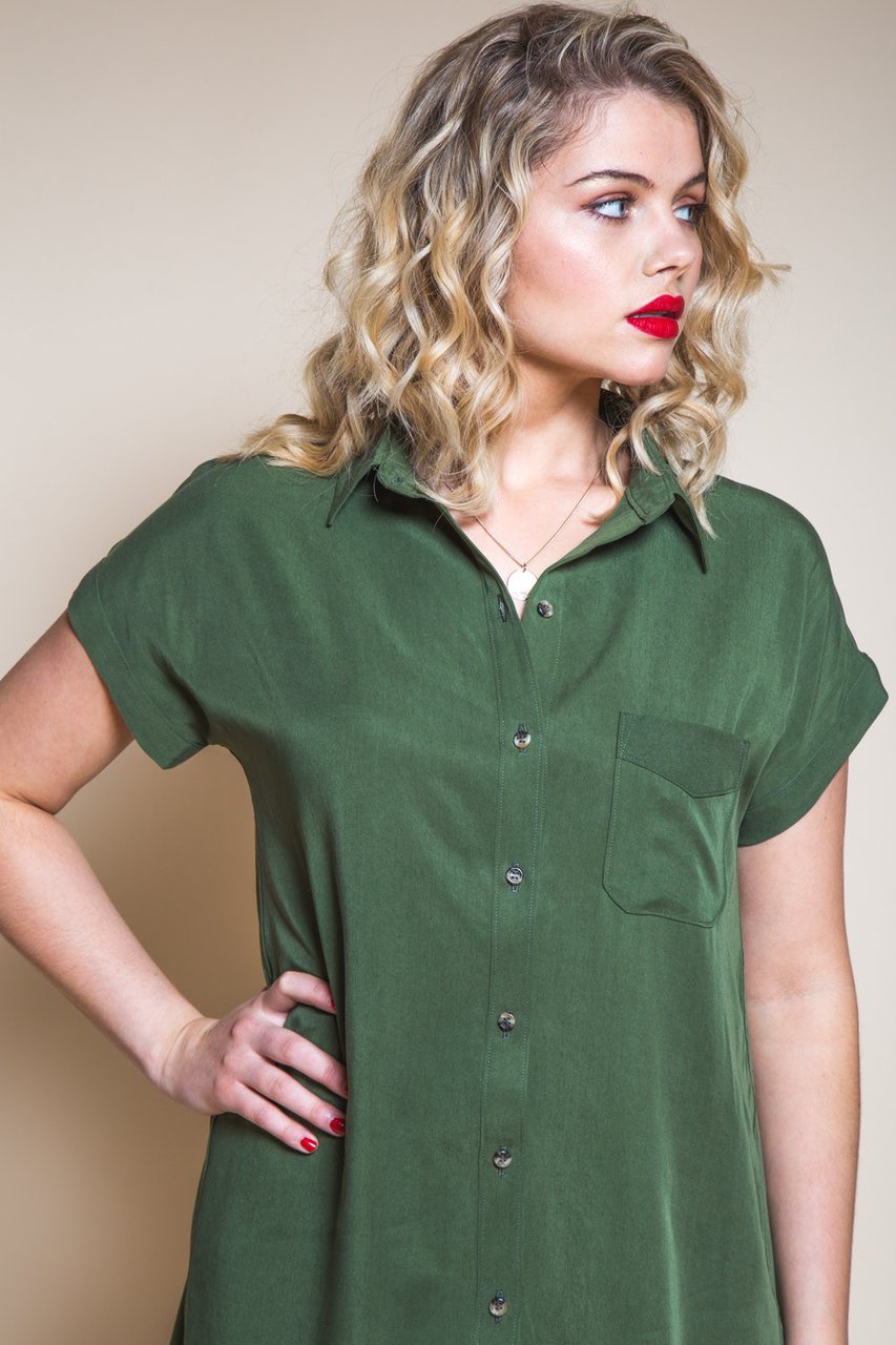 Kalle Shirt & Shirtdress Pattern – Core Fabrics