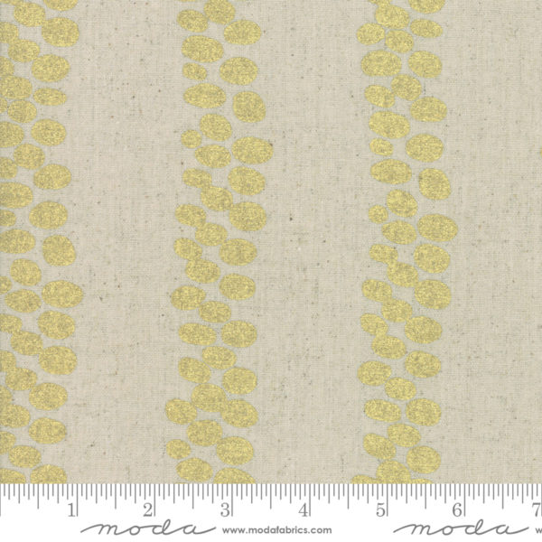 Mochi Chill Cotton/Linen - Trails - Gold