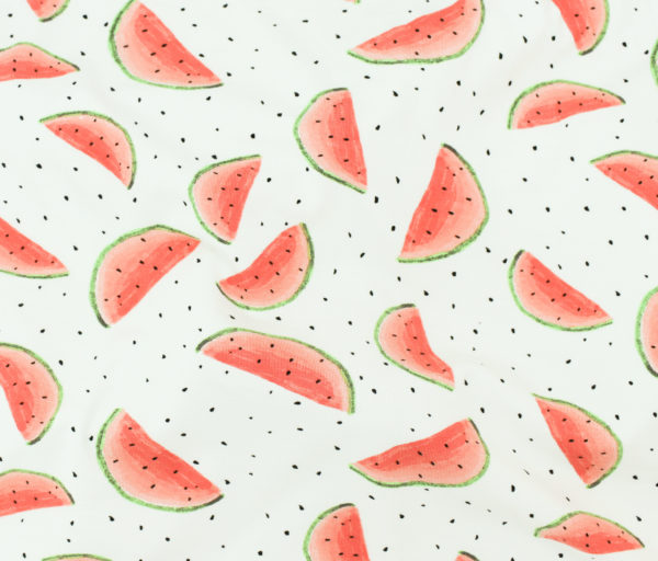 Bamboo/Spandex Knit Print - Watermelon