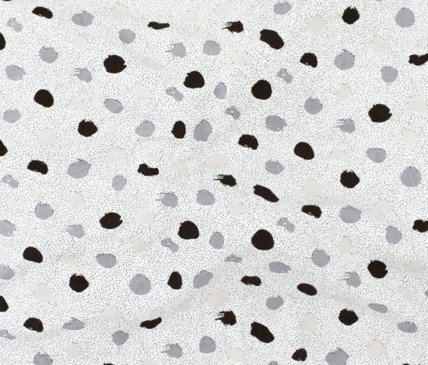 Bamboo/Spandex Knit Print - Layered Dots