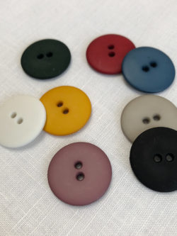 Matte Plastic Button - 23mm