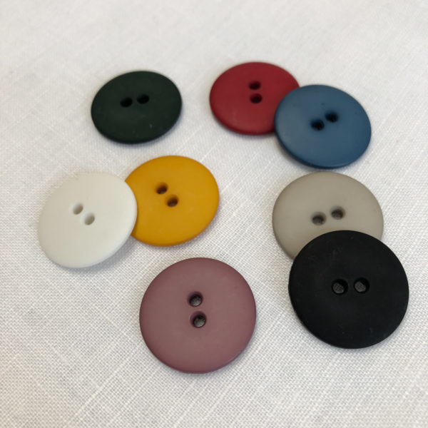 Matte Plastic Button - 23mm