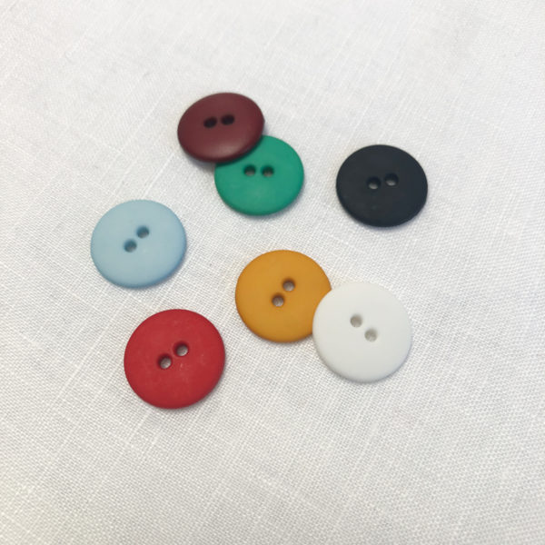 Matte Plastic Button - 23mm