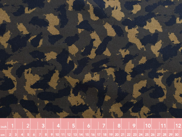 Italian Cotton Twill - Sketchy Camo