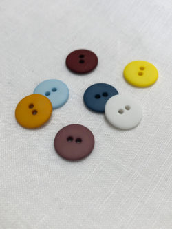 Matte Plastic Button - 23mm