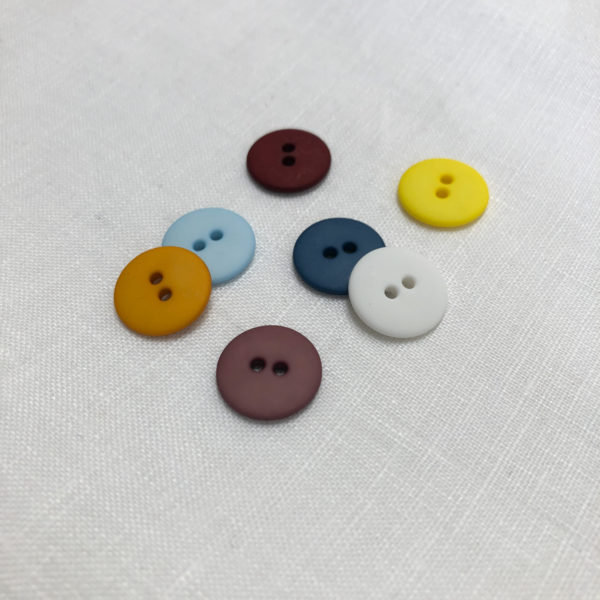 Matte Plastic Button - 23mm