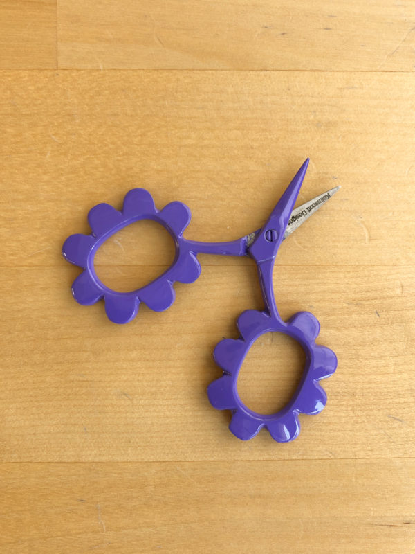 Flower Power Scissors - Purple