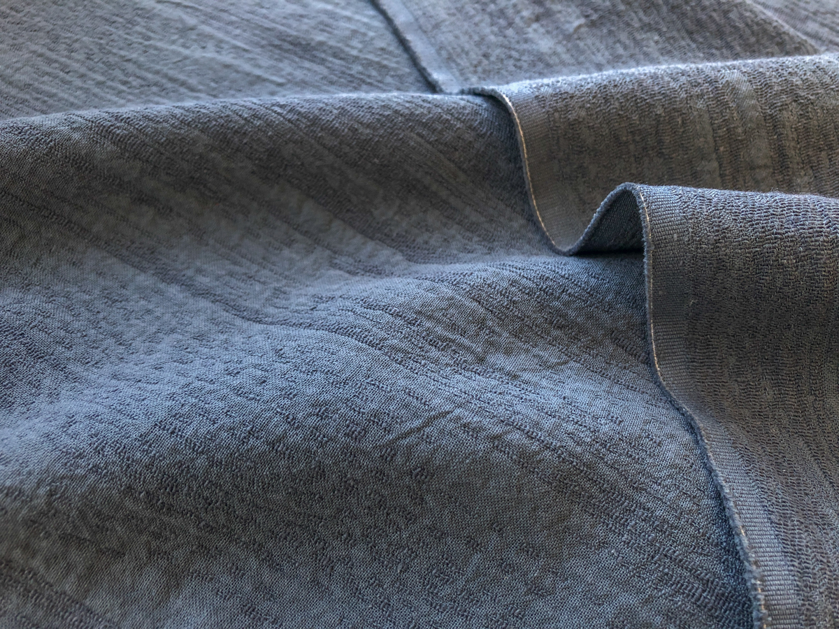 Cotton/Linen Jacquard - Staccato - Steel