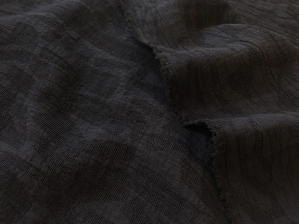 Cotton/Linen/Rayon Jacquard – Shapes – Black - Stonemountain & Daughter ...