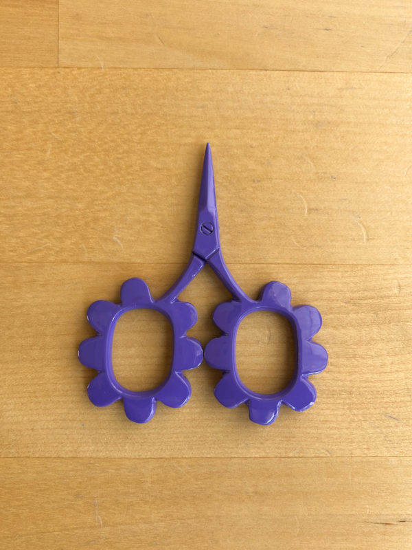 Flower Power Scissors - Purple
