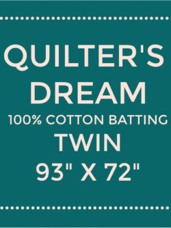 Quilters Dream Cotton Batting - Natural Select - Craft 46" x 36"