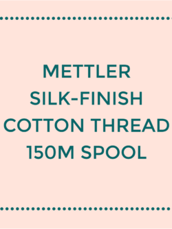 Mettler Poly Sheen Black - Embroidery & Heavy Duty Thread - 200m