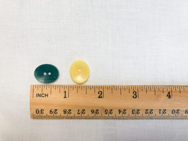 Oval Corozo Buttons