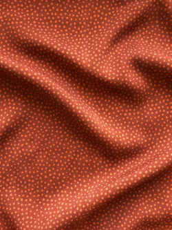 Lady McElroy - Viscose Challis - Dotty About Dots - Cinnamon