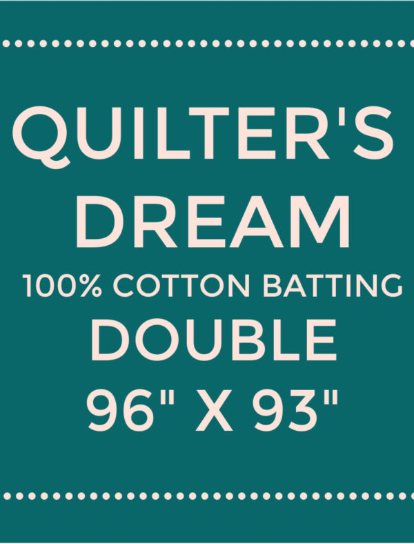 Quilters Dream Cotton Batting - Natural Select - Craft 46" x 36"