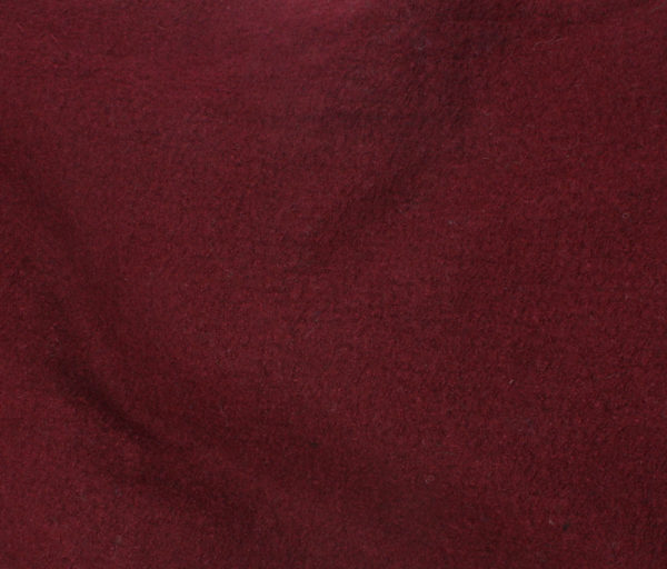 Boiled Wool/Viscose - Burgundy