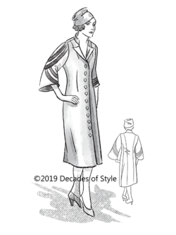 Decades of Style 1930s Miss L's  Coat Dress - #3016