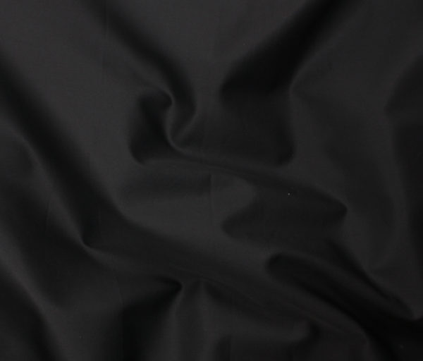 Solid Cotton Poplin - Black