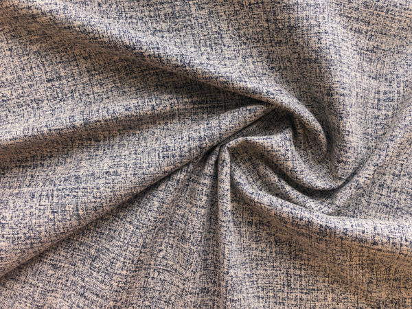 Japanese Textured Cotton - Indigo Traditional - Gamen