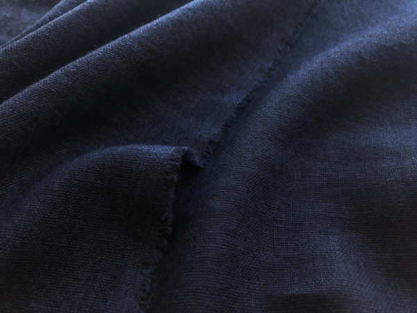 Japanese Open Weave Linen/Cotton - Indigo - Stonemountain & Daughter ...