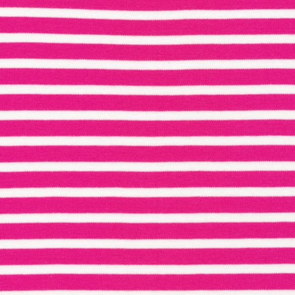 Cloud 9 - Organic Cotton Knit - Colorful Stripes - Pink