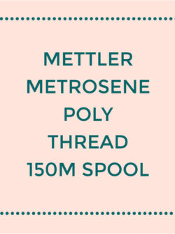 Mettler Poly Sheen Black - Embroidery & Heavy Duty Thread - 200m