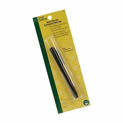 Dritz Quilting Fabric Pen Fine Line Permanent Black