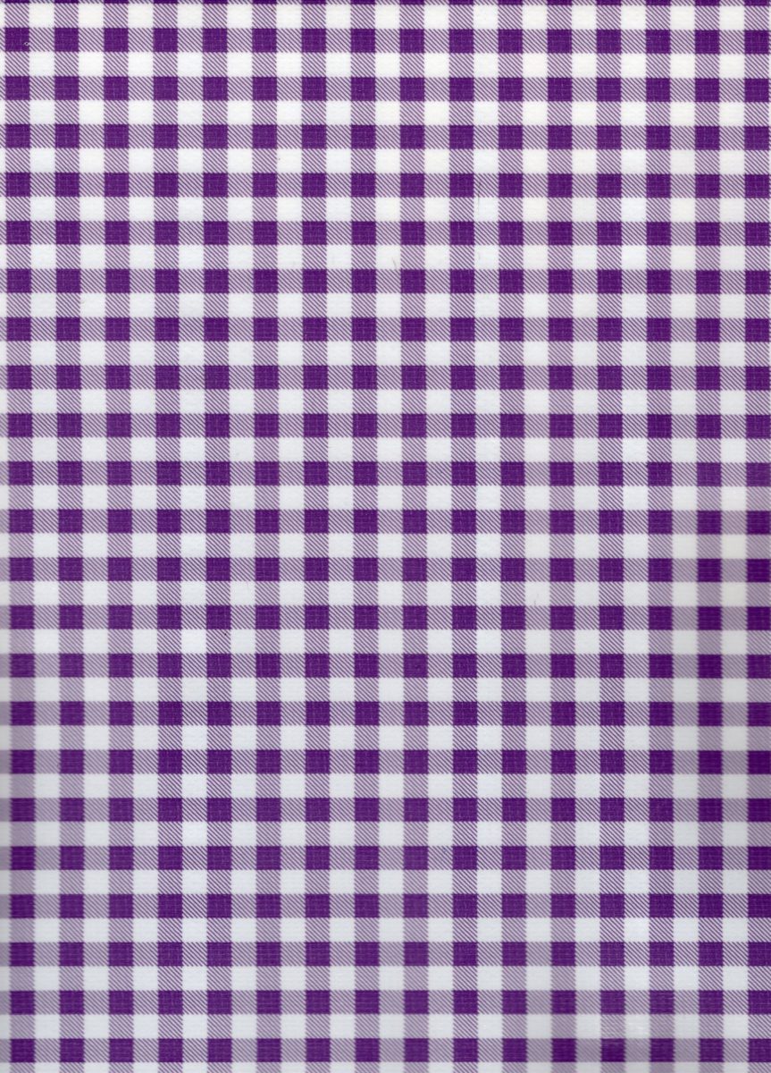 Gingham Fabric Polyester Cotton 6mm