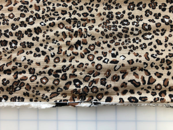 Crinkle Viscose - Leopard Print - Beige