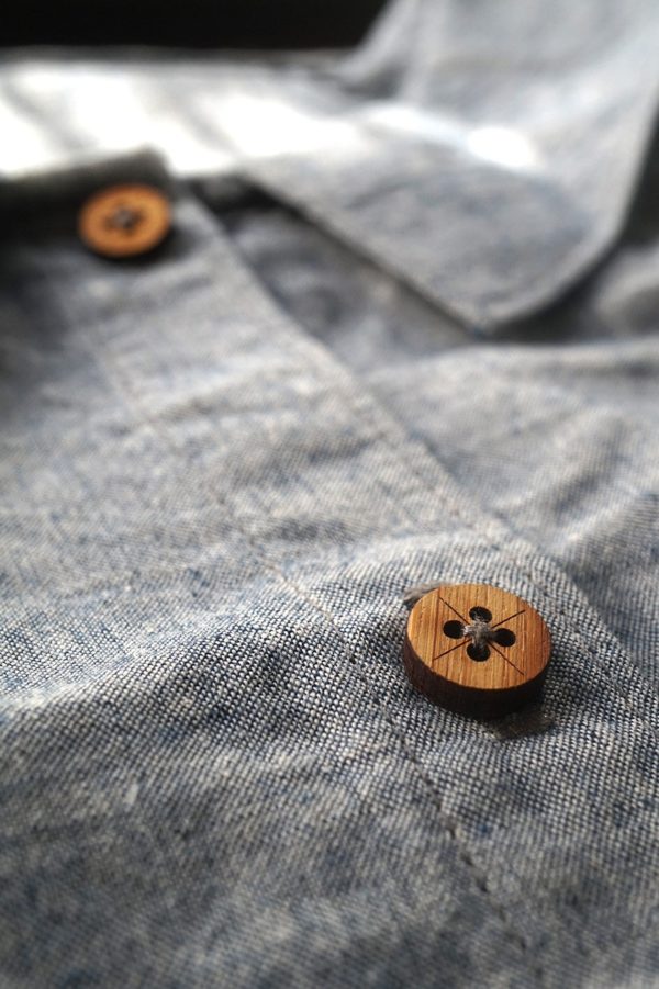 Arrow Mountain Bamboo Button - The Shirt Button