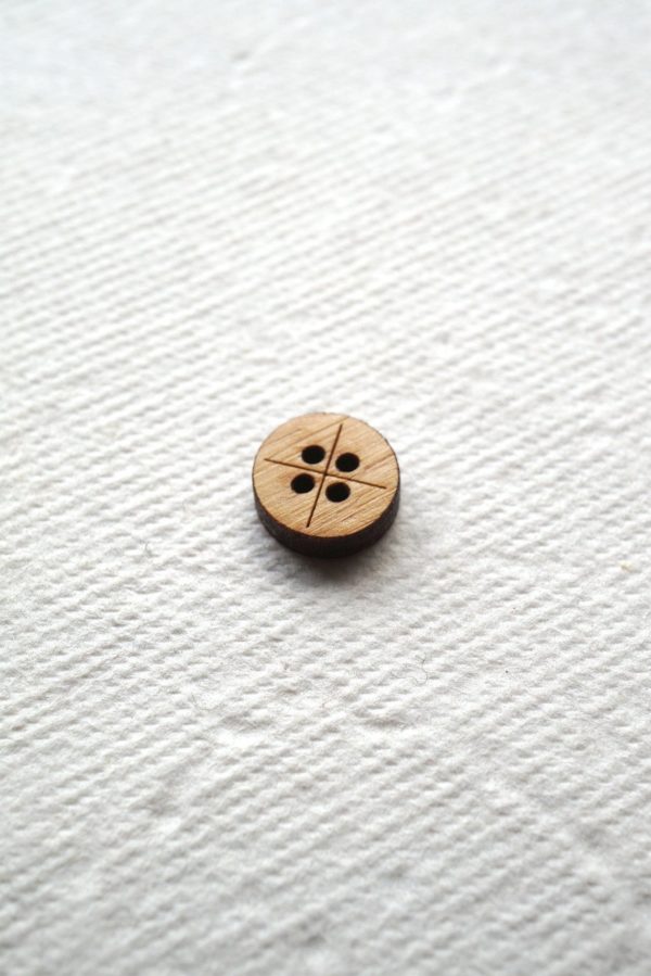 Arrow Mountain Bamboo Button - The Shirt Button