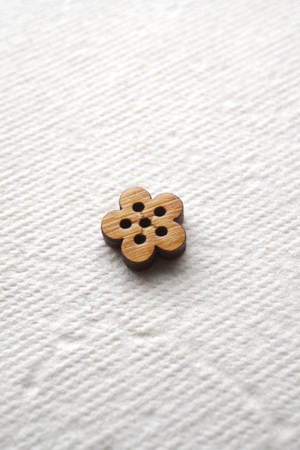 Arrow Mountain Bamboo Button - Sakura