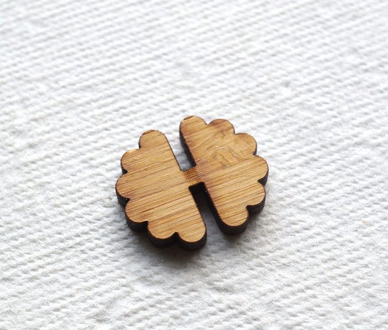 Arrow Mountain Bamboo Button – Flower