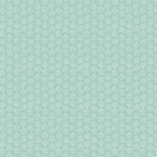 FIGO - Rayon Challis - Sea Botanica - Urchin - Seafoam