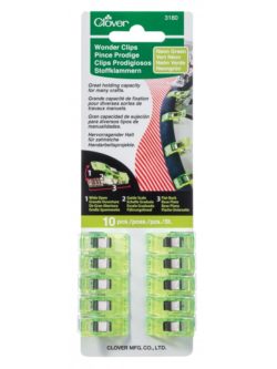 Wonder Clips - 10pc - Neon Green