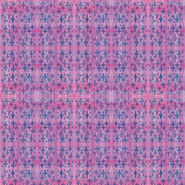 Quilting Cotton - Indian Summer - Cross - Purple