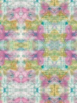 Quilting Cotton - Indian Summer - Asterisk - Pink