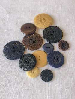 Ornate Corozo Buttons