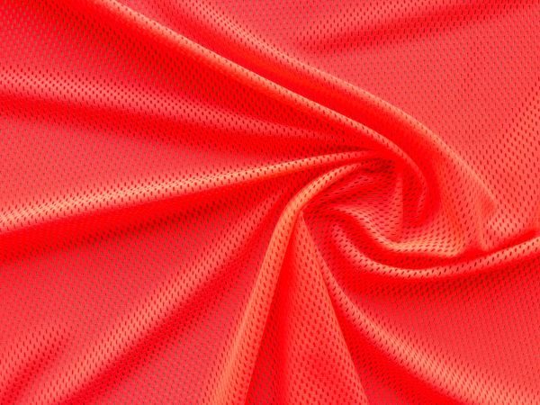 Athletic Mesh - Fluorescent Coral